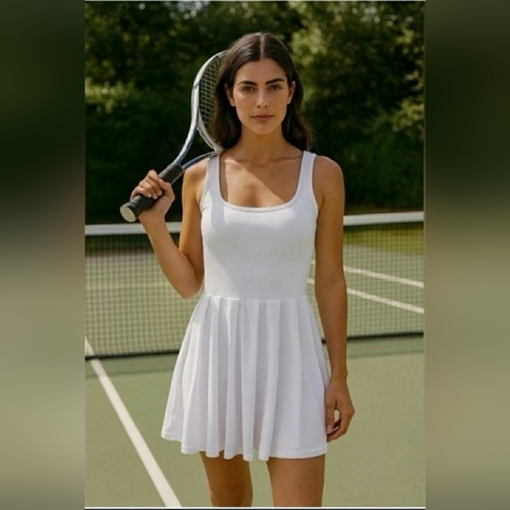 SAGE Collective Pro Shop NWT Tennis Dress W/Built In Short - XS